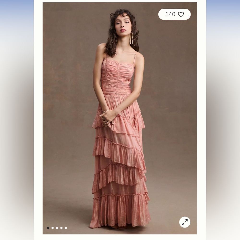 BHLDN Jessa Strapless Gown Anthropologie